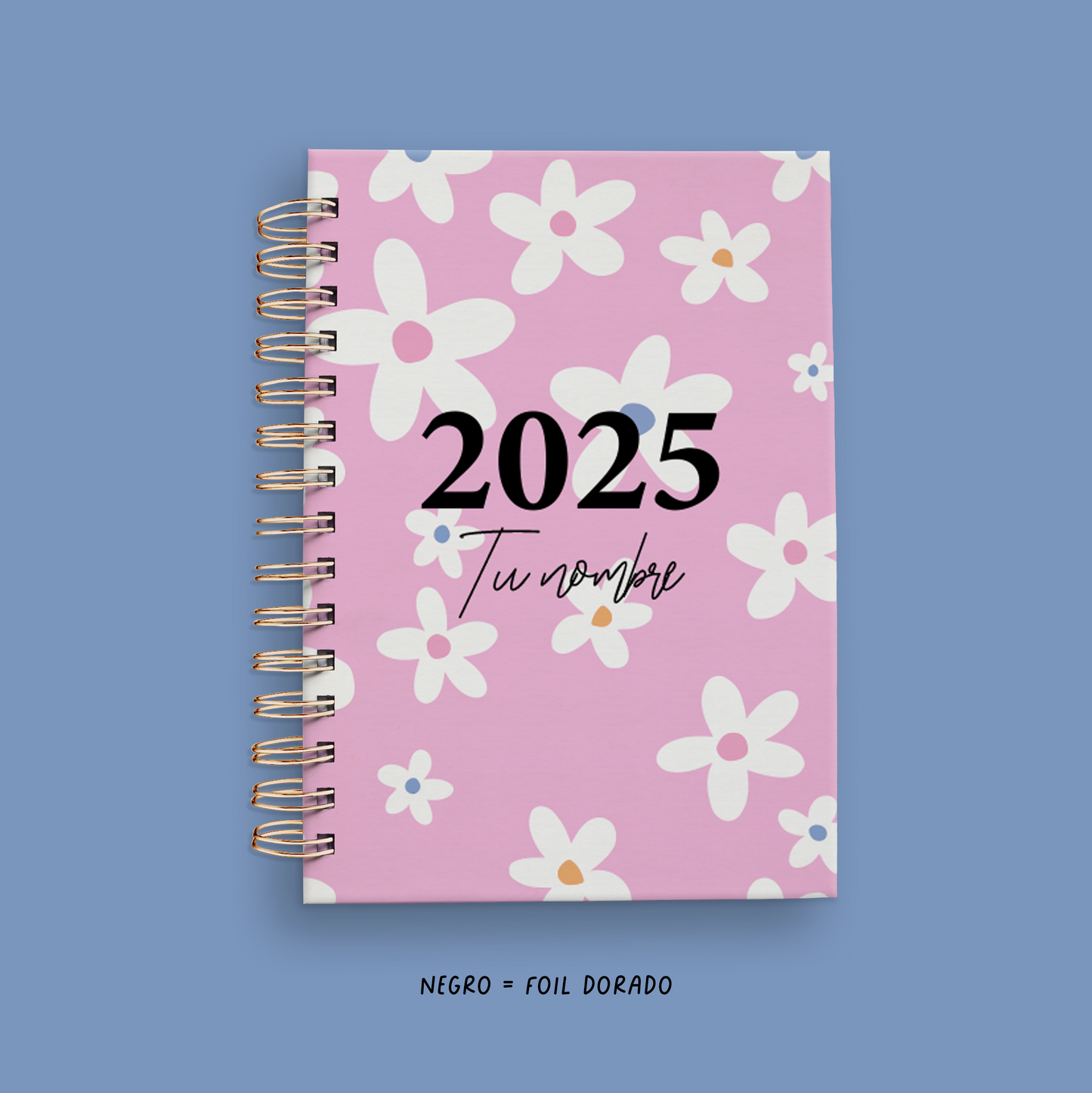 AGENDA PINK FLOWER