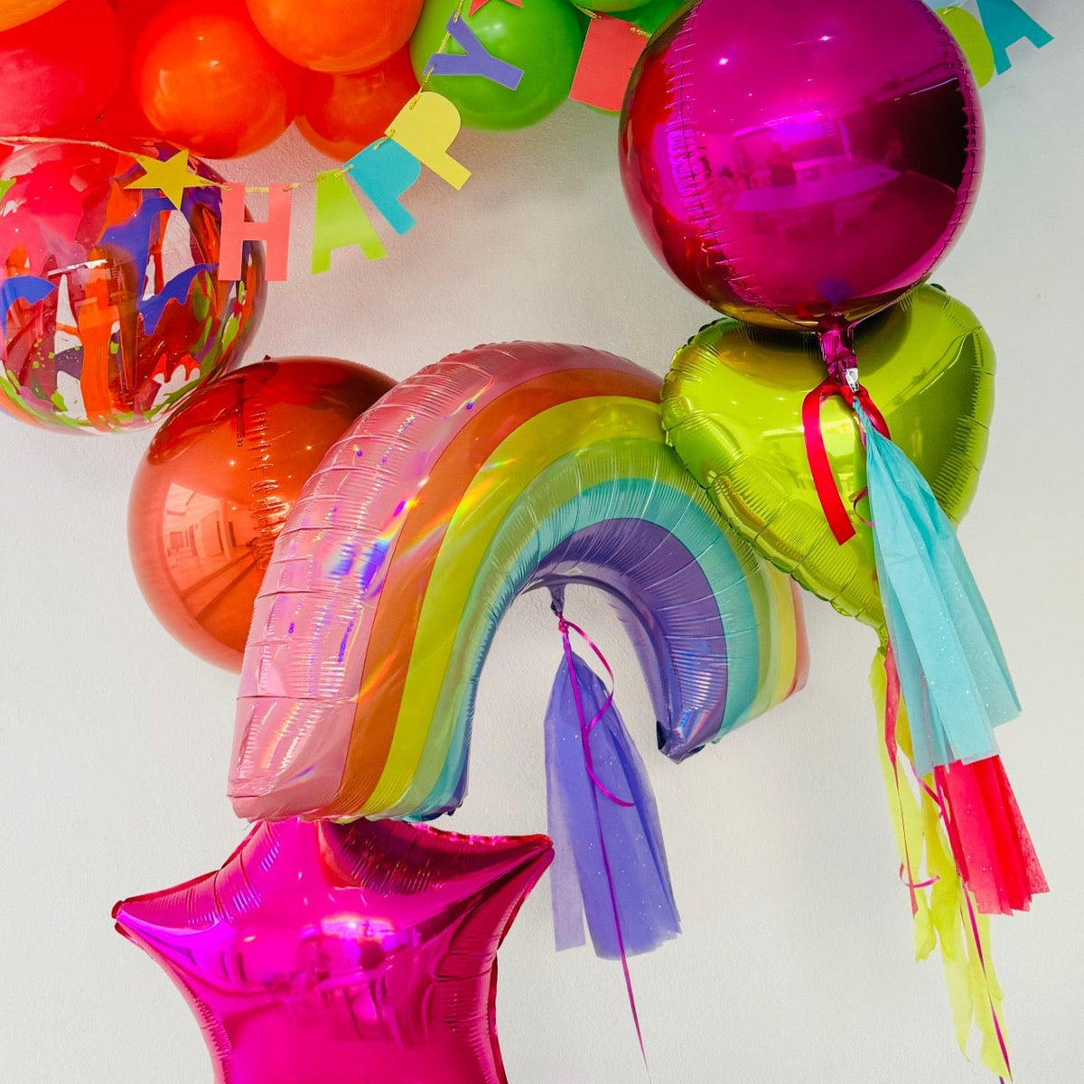 GLOBOS FOIL RAINBOW