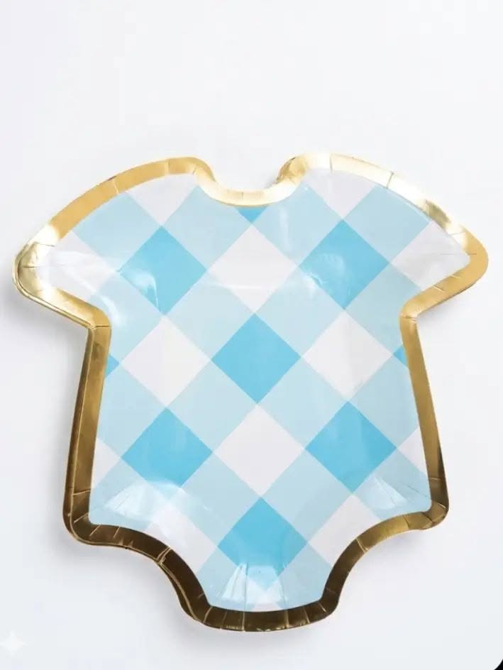PLATOS PAÑALERO BLUE