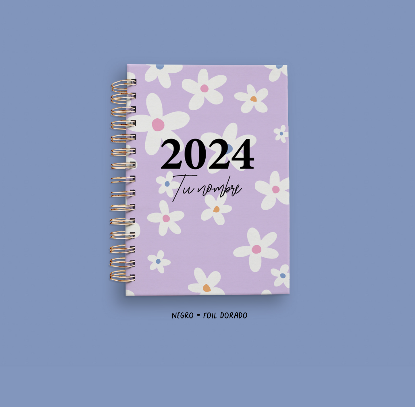 AGENDA PURPLE FLOWER