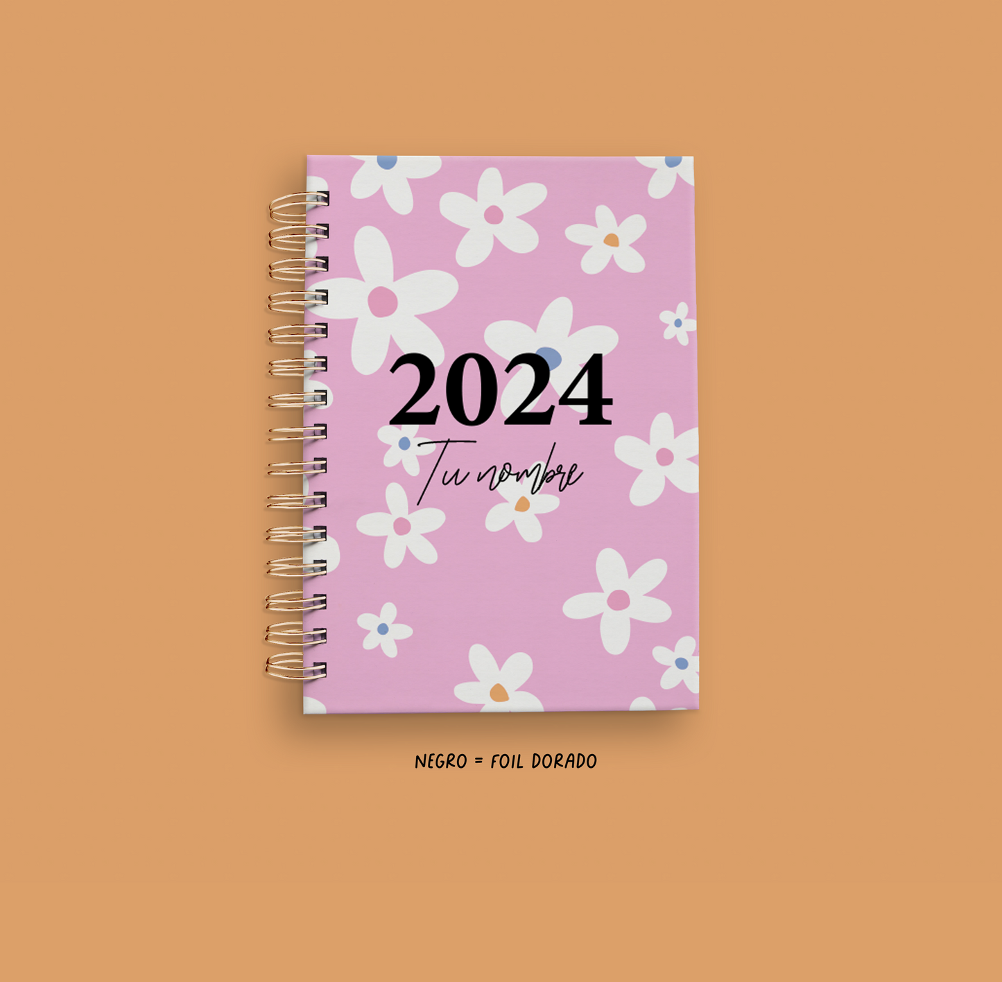 AGENDA PINK FLOWER