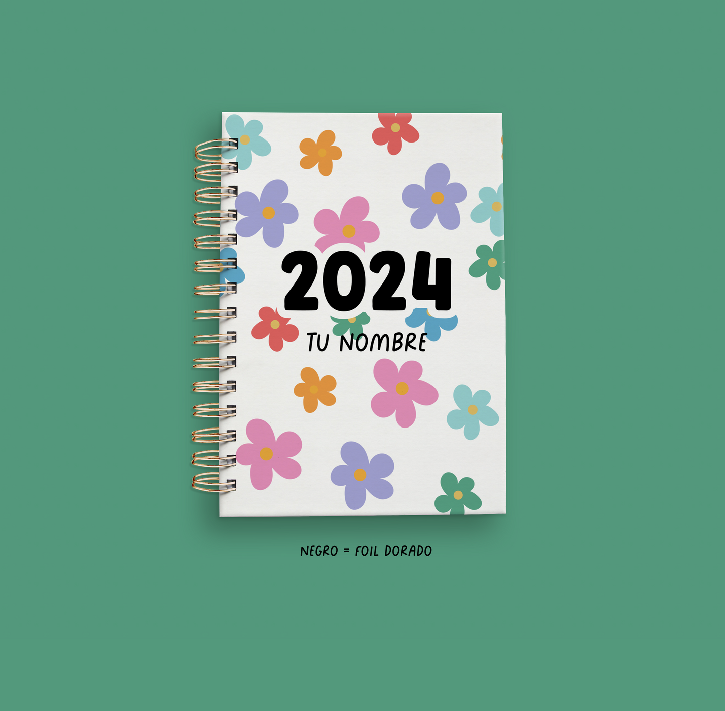 AGENDA COLOR FLOWERS