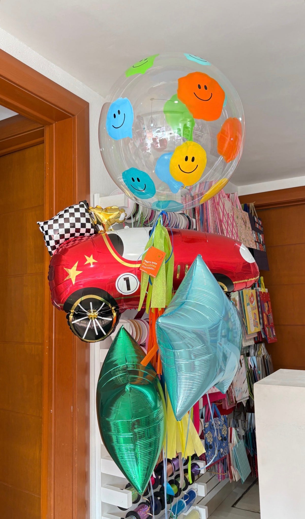 HAPPY FACE BURBUJA + CARRO