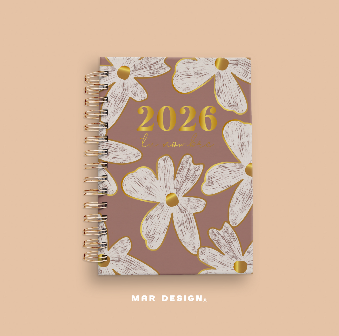 AGENDA BROWN FLOWER