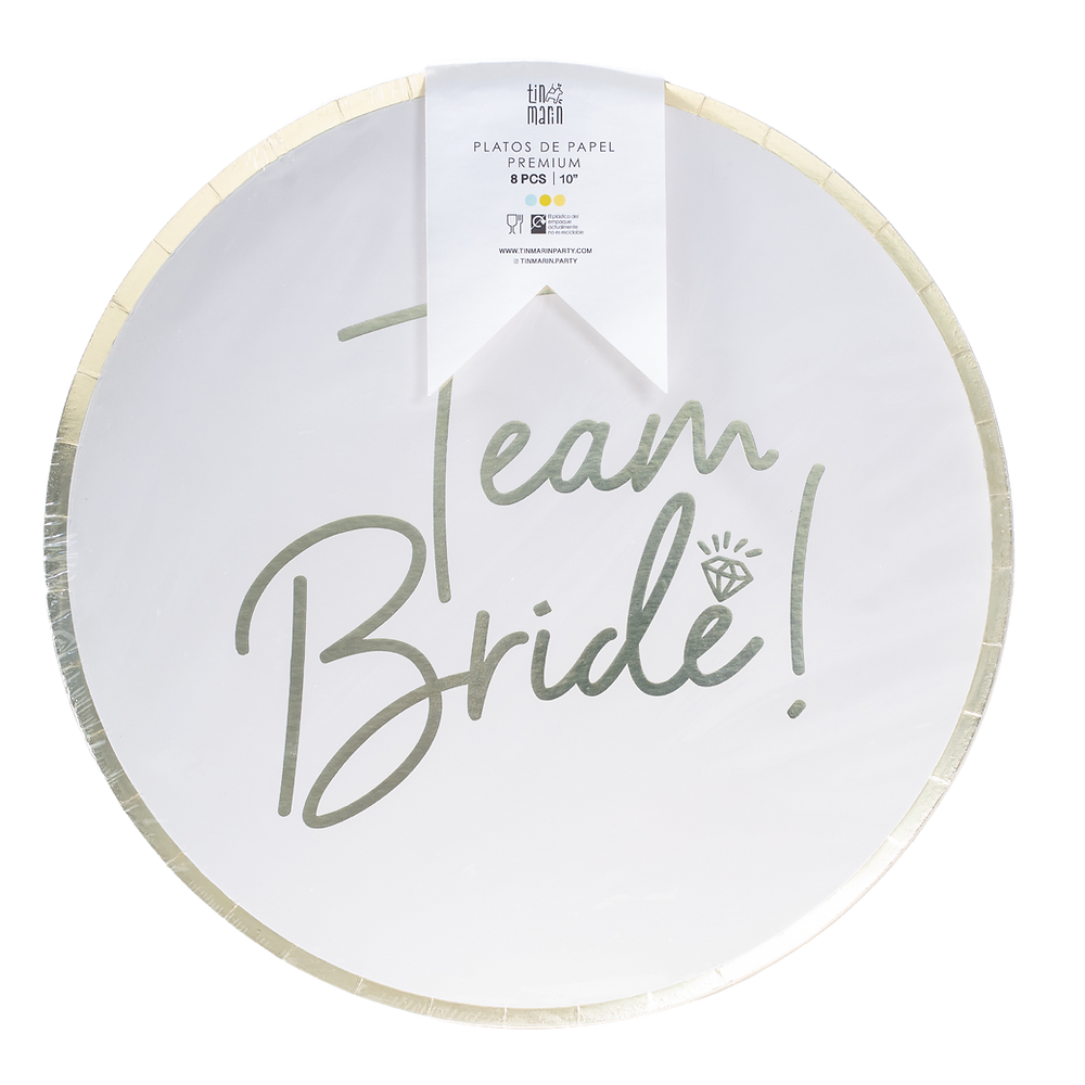 PLATO BLANCO "TEAM BRIDE"