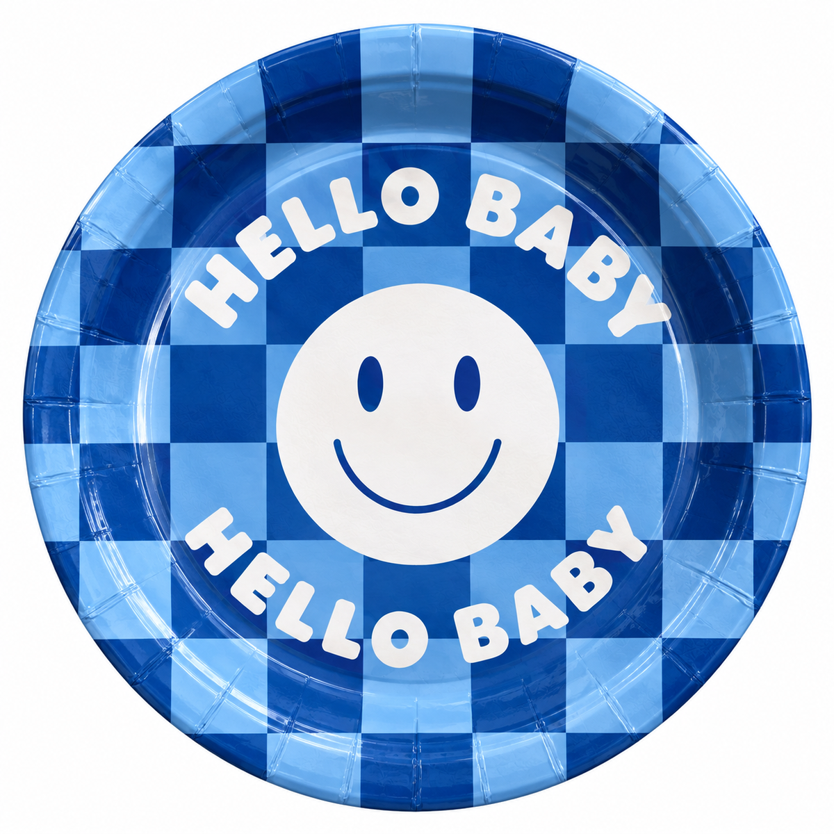 PLATOS GRANDES HELLO BABY BLUE