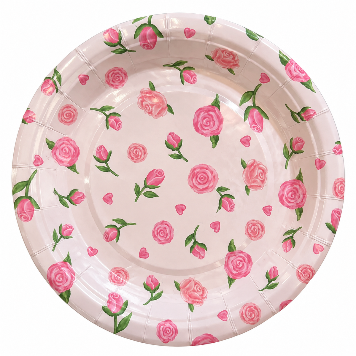 PLATOS CHICOS FLOR-ROSA