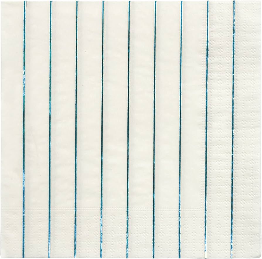 SERVILLETAS LINEAS AZULES