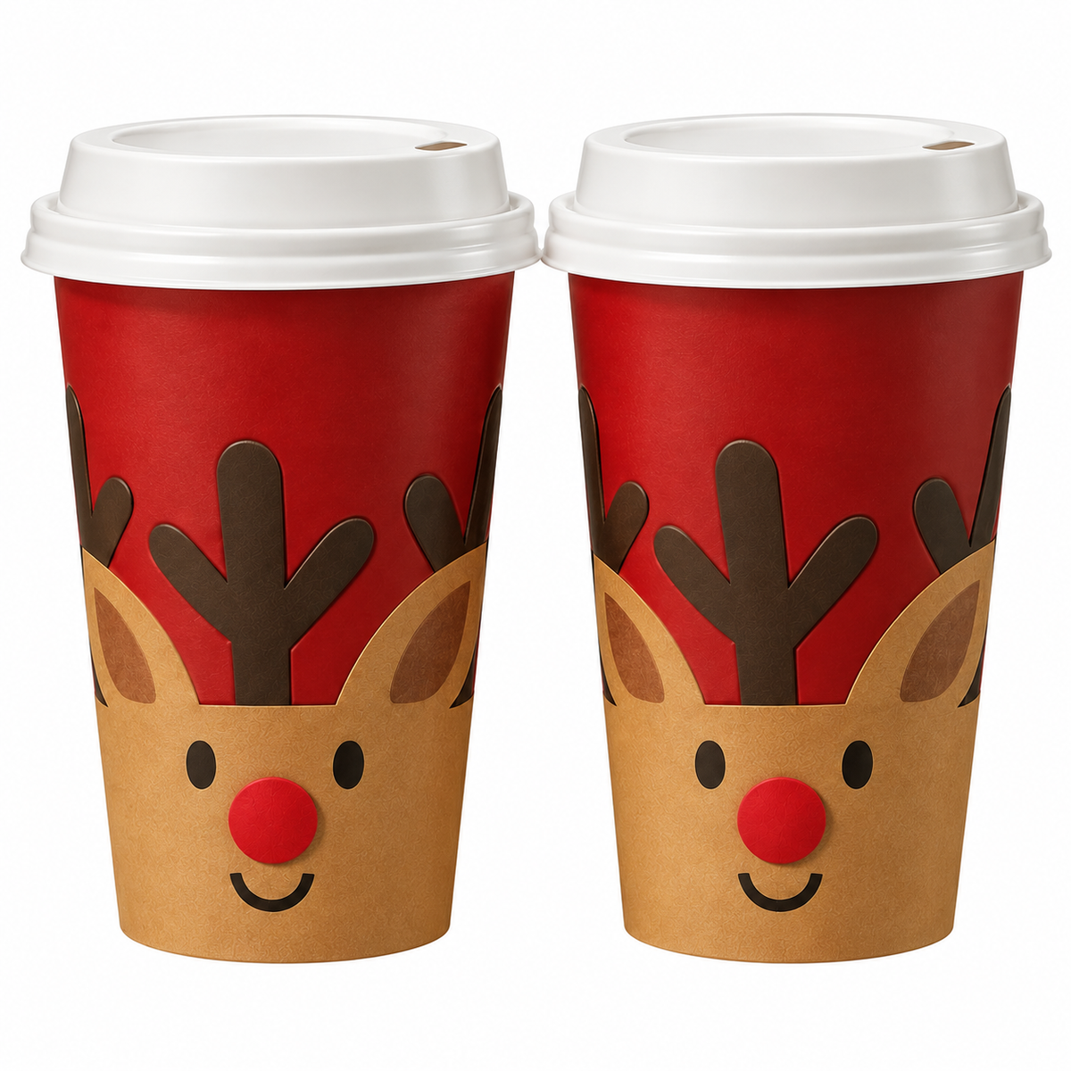 CHRISTMAS REINDEER CUPS