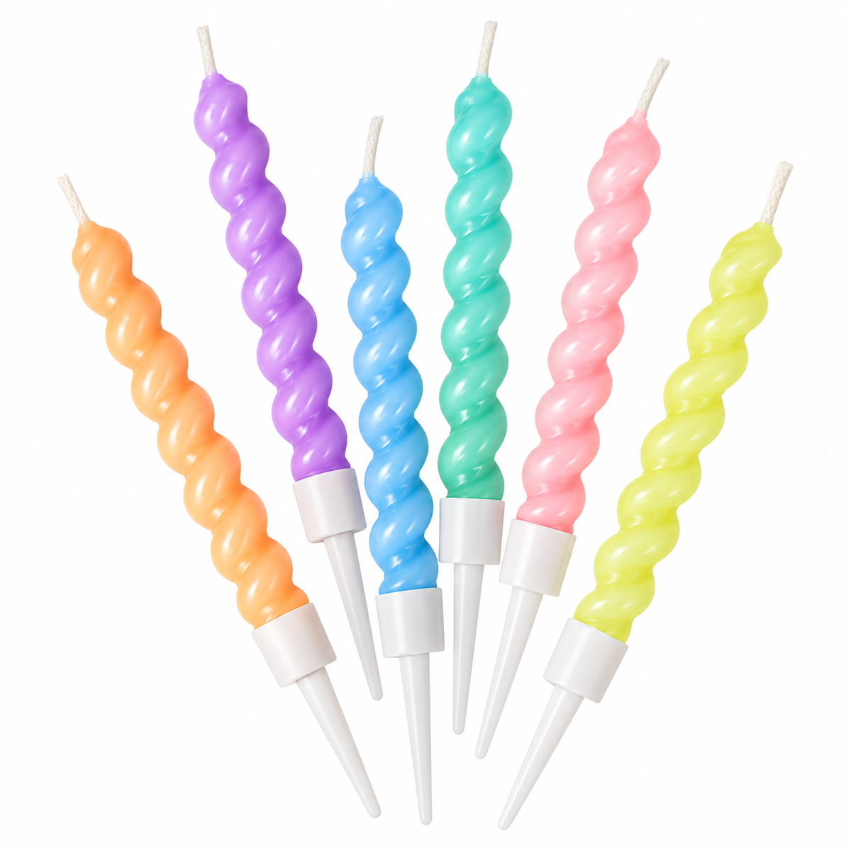 VELAS COLORES TORCIDAS