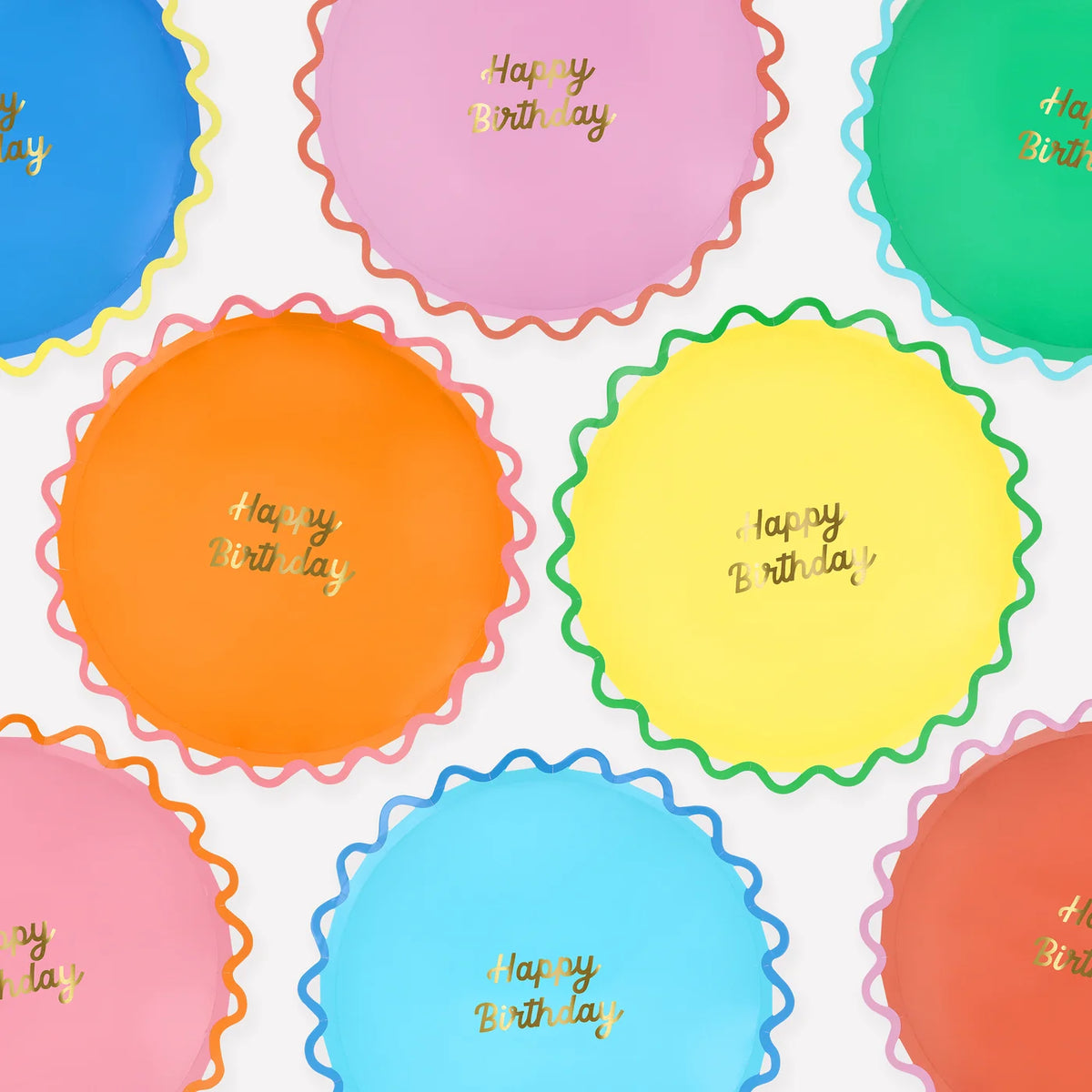 WIGGLE EDGE DINNER PLATES