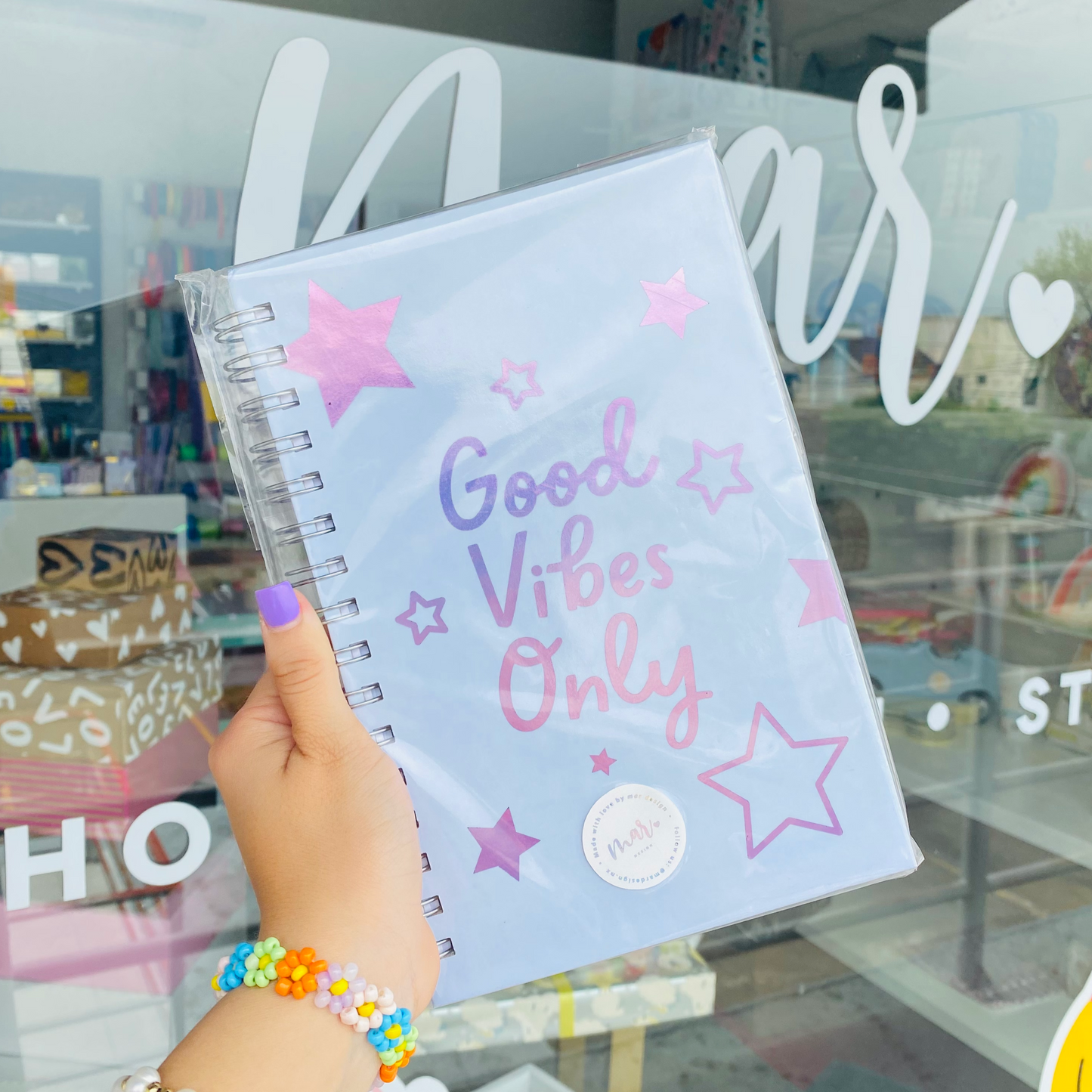 LIBRETA GOOD VIBES ONLY
