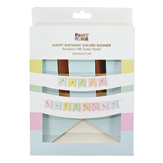 BANNER HBDAY COLORS PASTEL