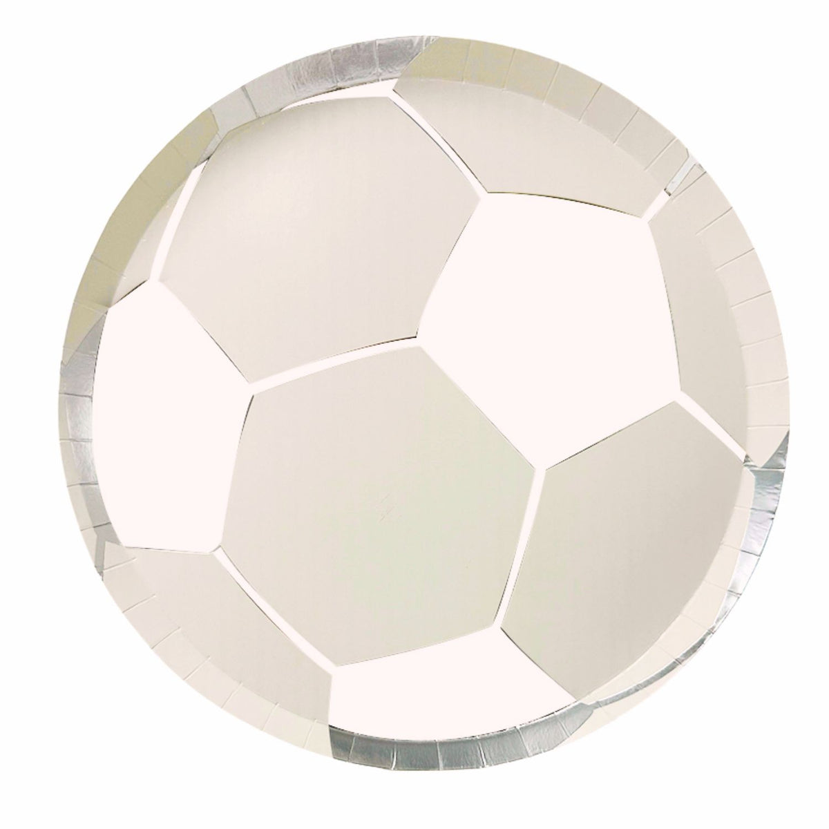 SOCCER PLATOS PLATEADOS