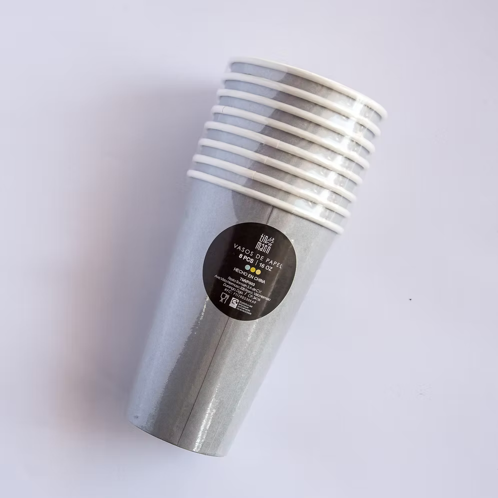 VASO GRIS OSCURO