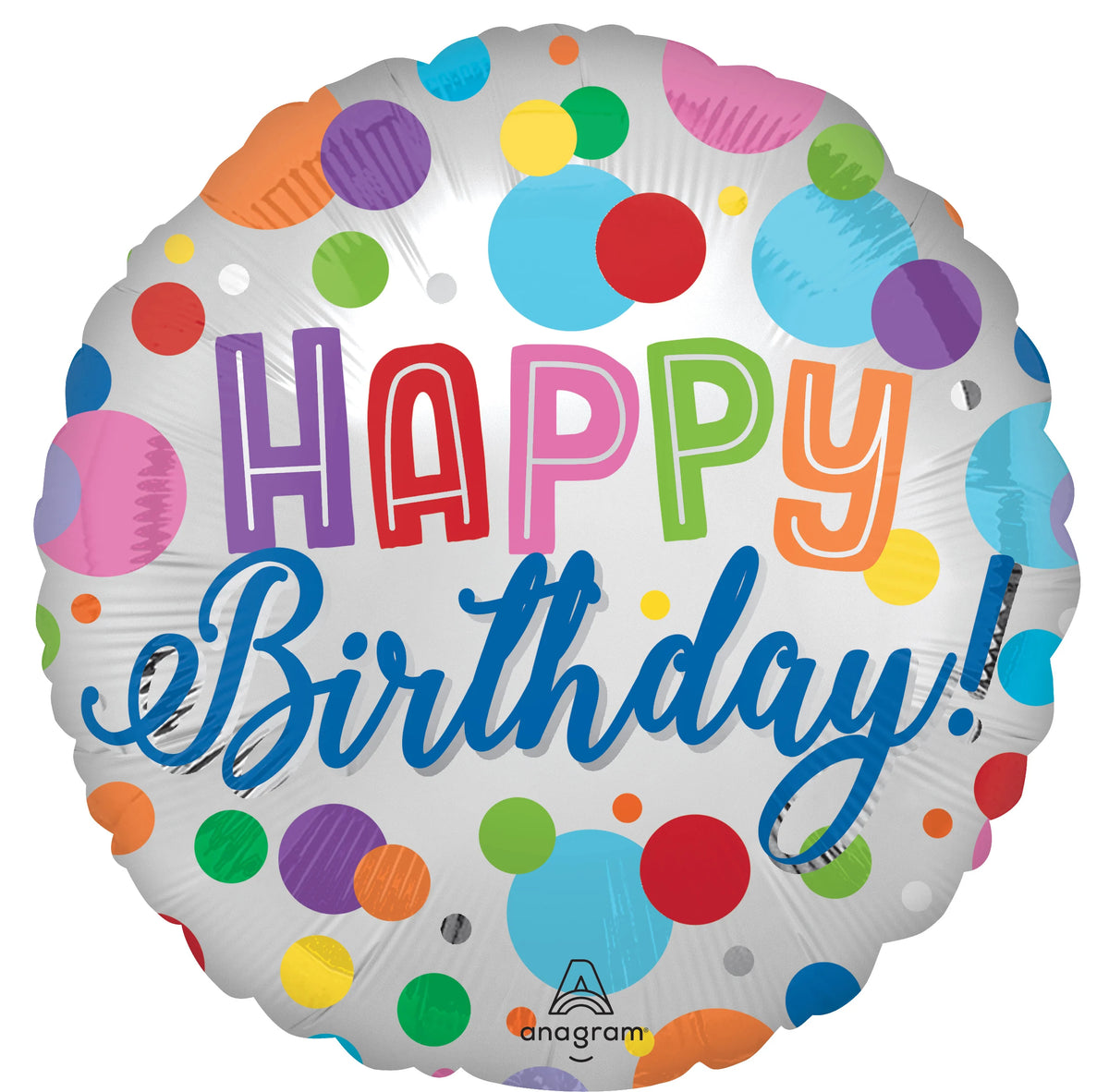 HAPPY BIRTHDAY CIRCULOS 18"