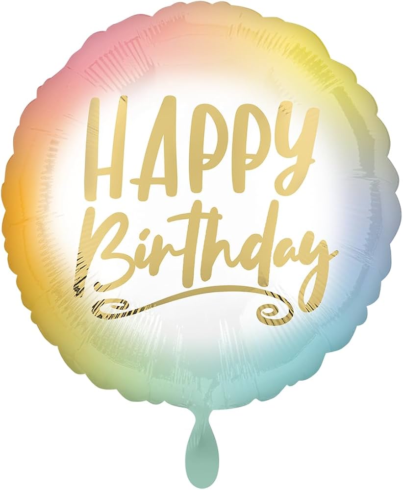 HAPPY BIRTHDAY DEGRADADO 18"