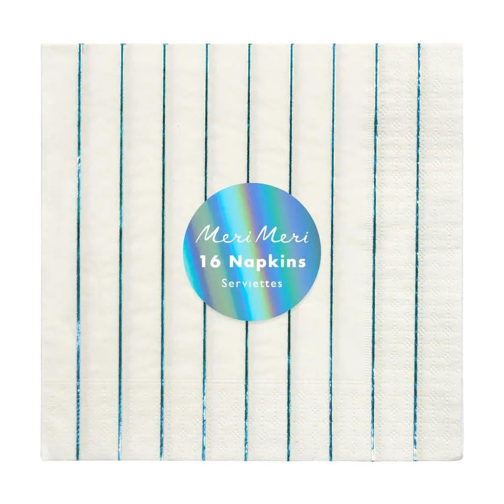 HOLOGRAPHIC BLUE NAPKIN