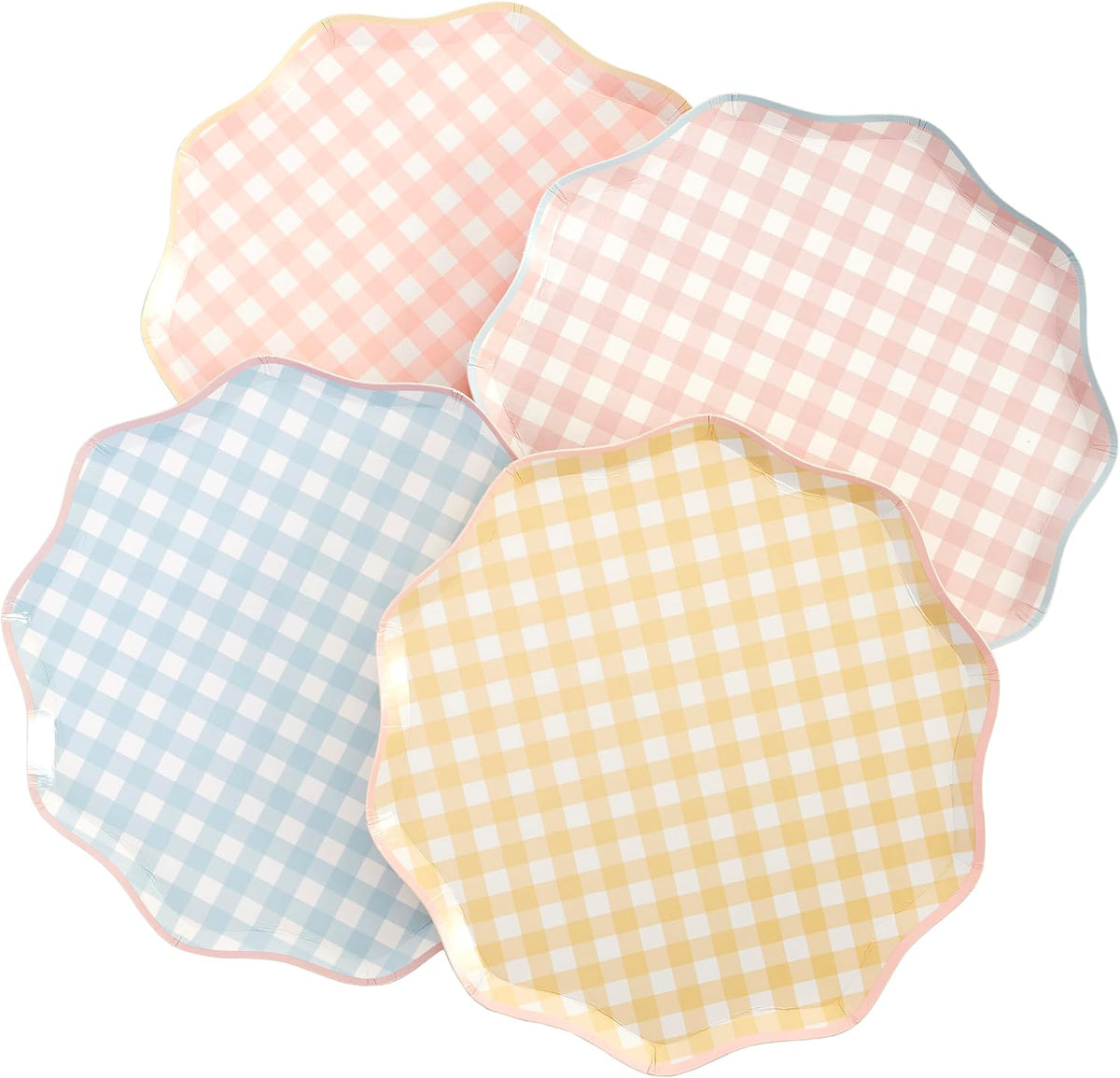 GINGHAM DINNER PLATES