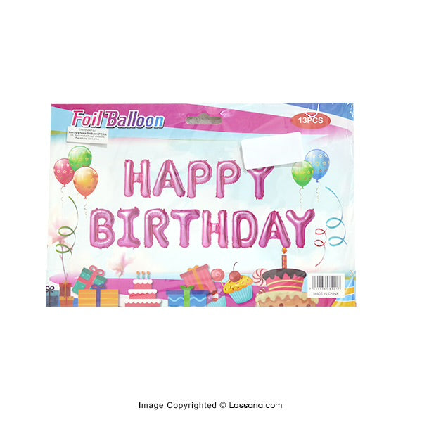 BANNER HBDAY ROSA (AIRE)