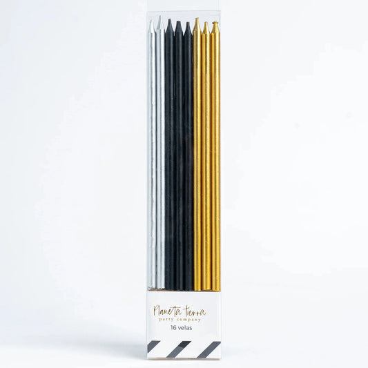 VELAS BLACK & METALLICS