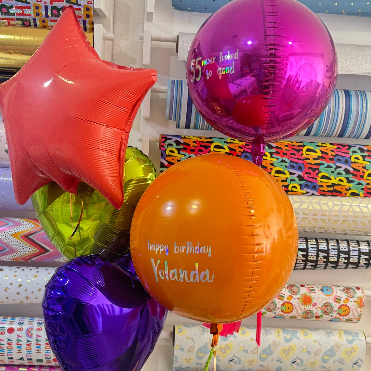 GLOBOS COLORES METALICOS