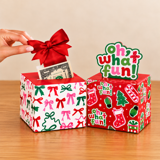 CHRISTMAS MONEY BOXES