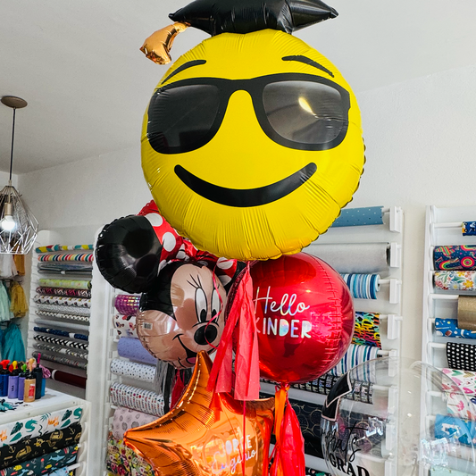 HAPPY FACE + ESFERA + ESTRELLA