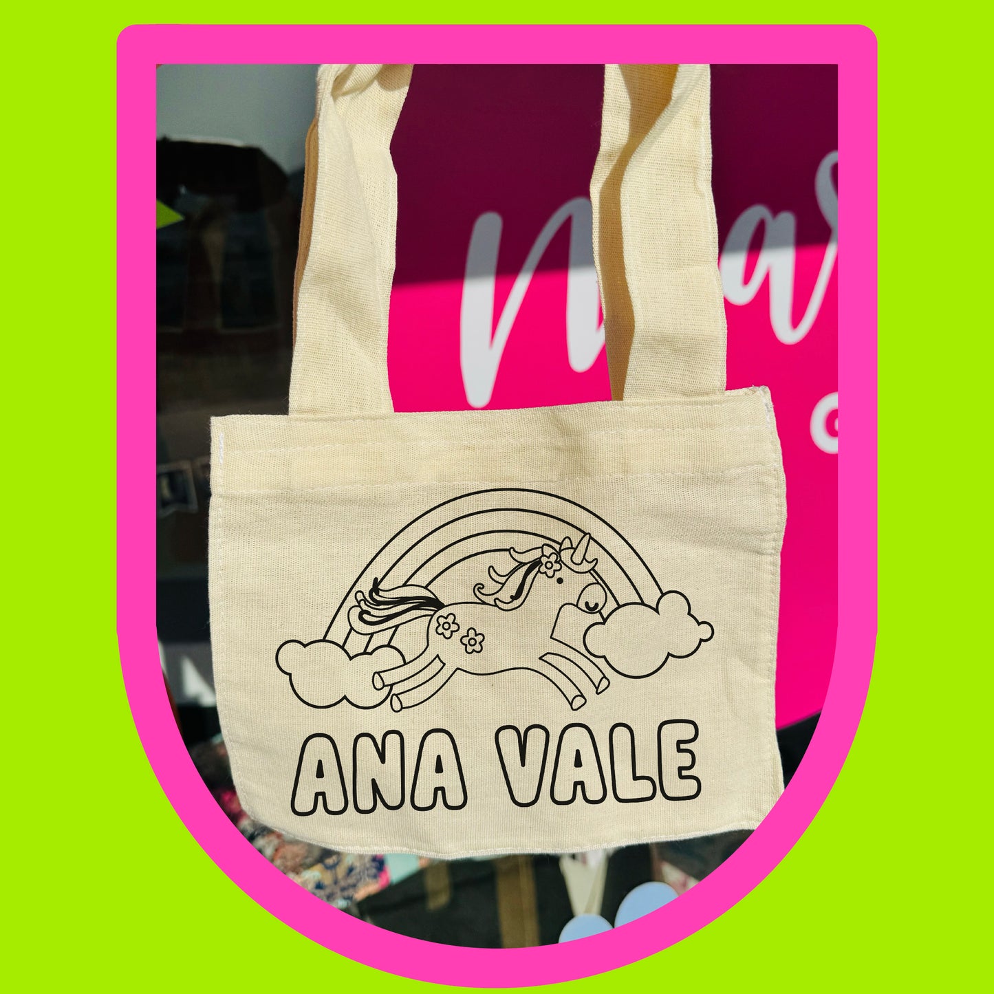 MINI TOTE BAG UNICORNIO