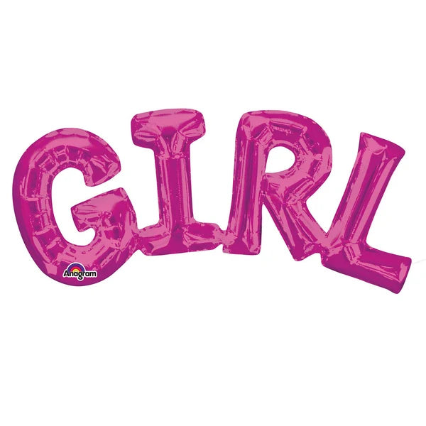 BANNER GIRL ROSA (AIRE)