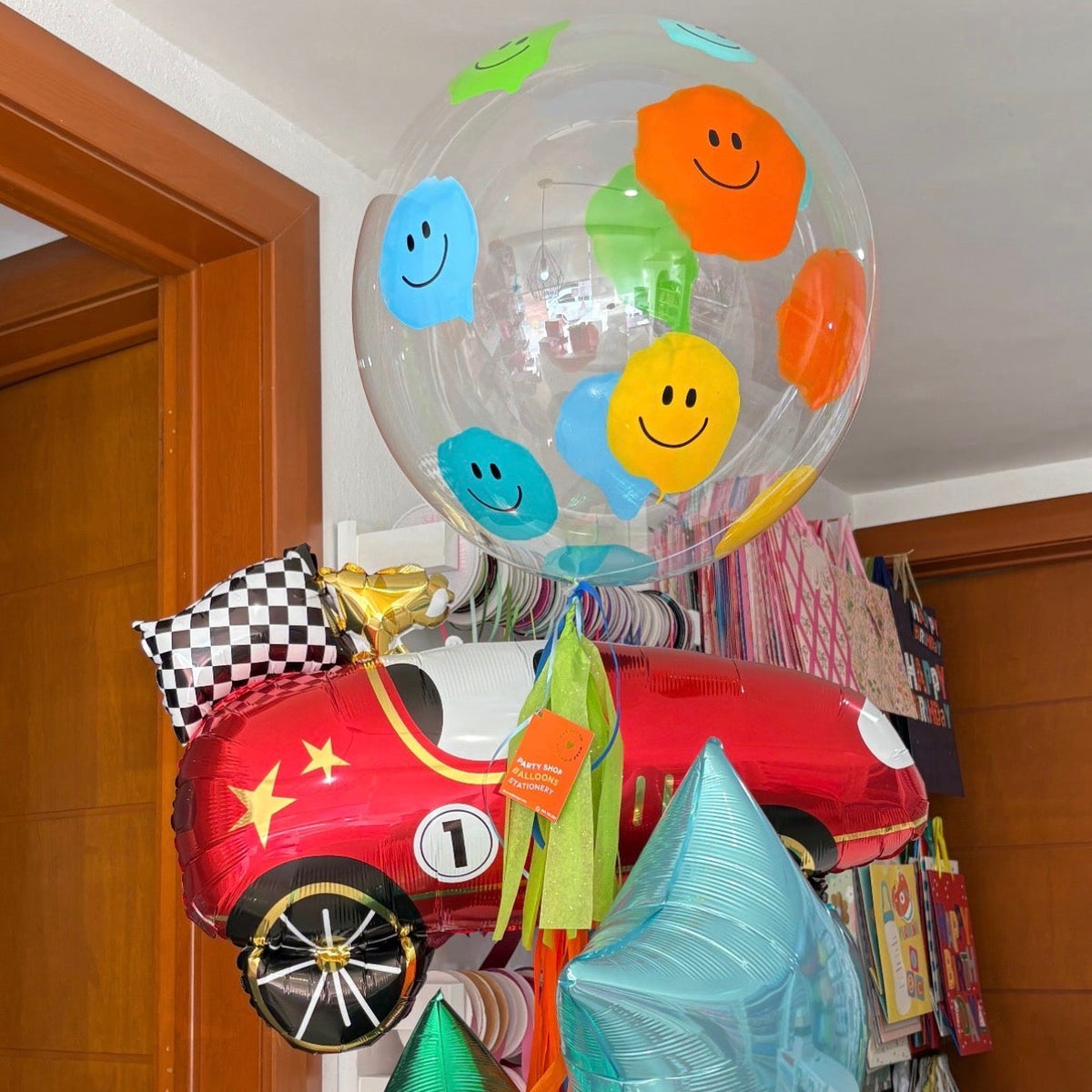 HAPPY FACE BURBUJA + CARRO