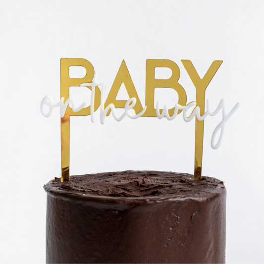 CAKE TOPPER "BABY ON THE WAY”