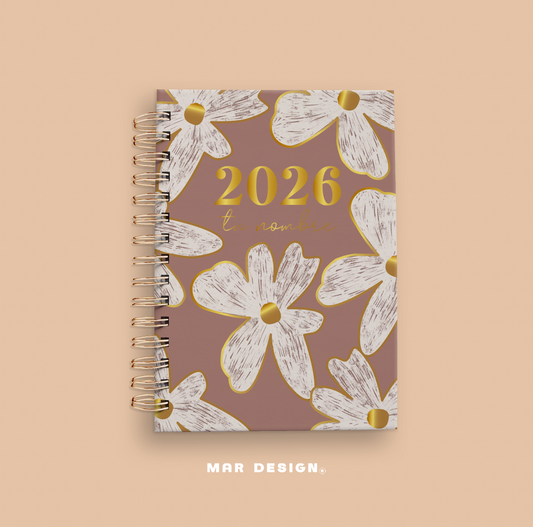 AGENDA BROWN FLOWER