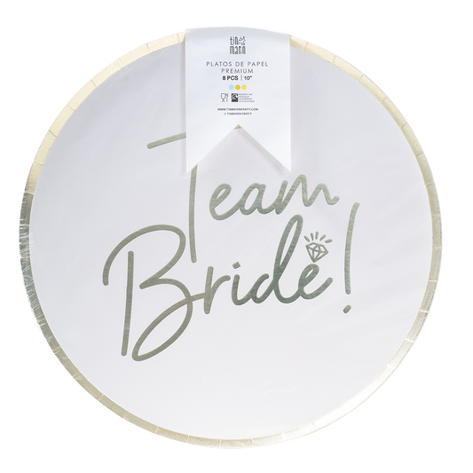 PLATO BLANCO "TEAM BRIDE"