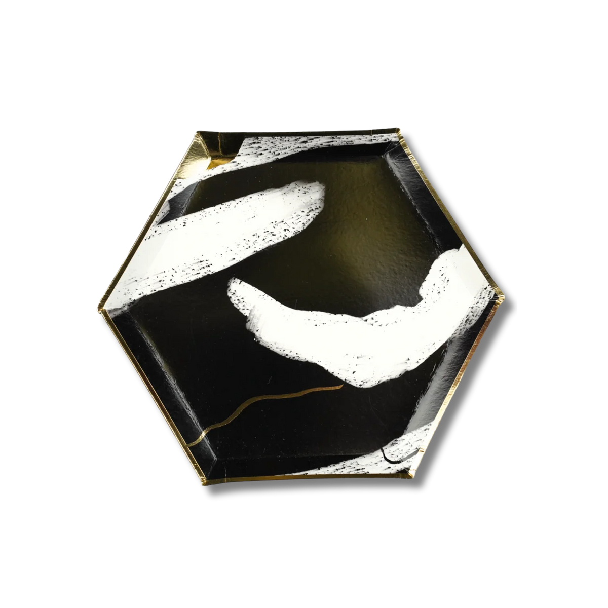PLATO CHICO BLACK MARBLE