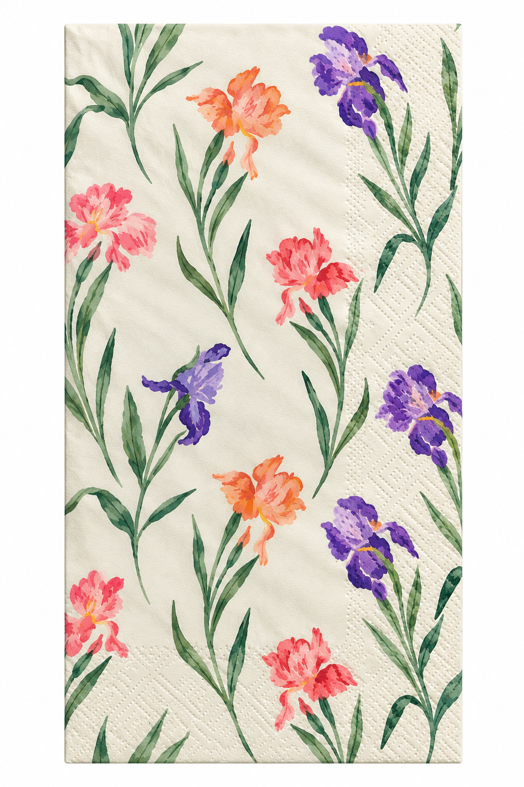 SERVILLETAS FLORAL MENTA