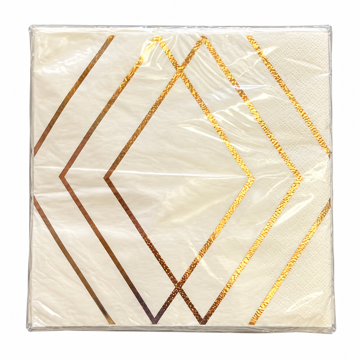 SERVILLETAS ROMBOS ROSE GOLD
