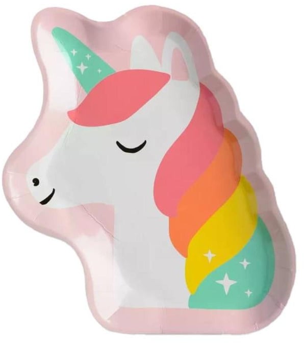 PLATOS UNICORNIO ROSA