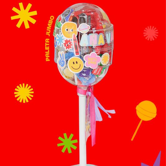 PALETA JUMBO CON STICKERS