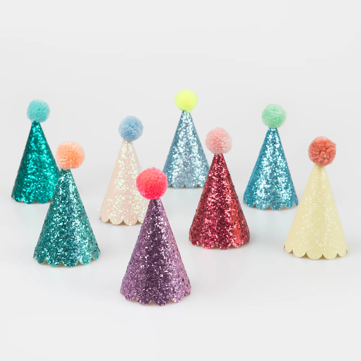 GLITTER MINI HATS