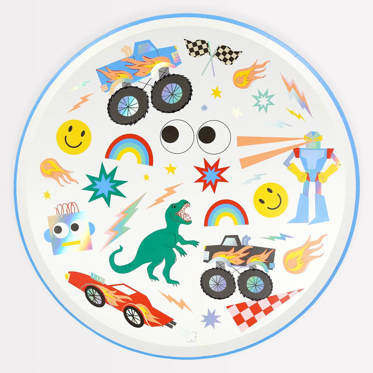 MONSTER TRUCKS LARGE PLATES