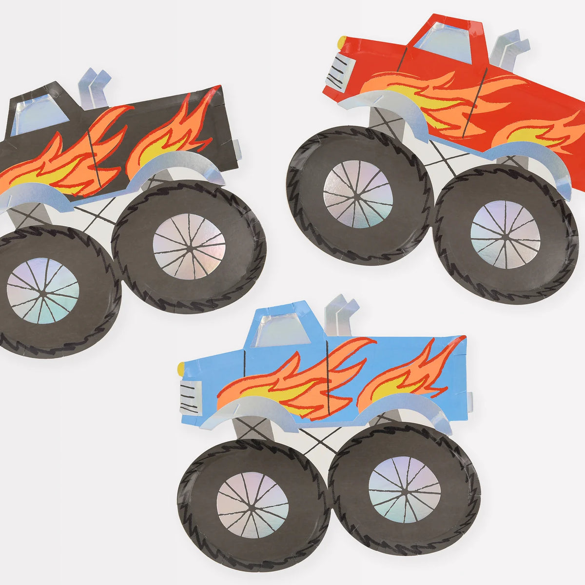 MONSTER TRUCKS PLATES