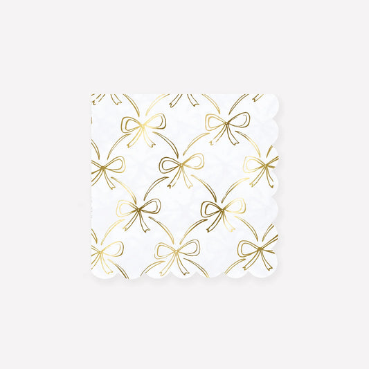 GOLD BOW NAPKINS