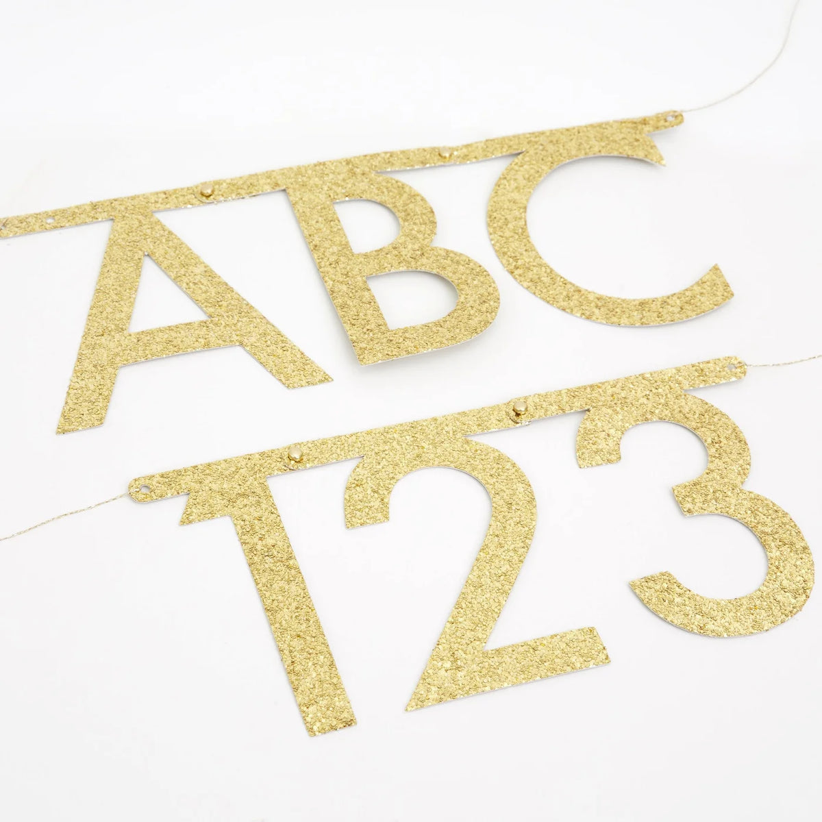 GOLD GLITTER LETTERS