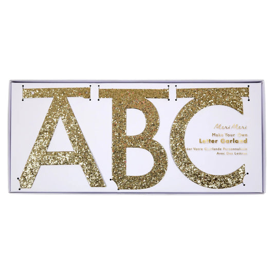 GOLD GLITTER LETTERS